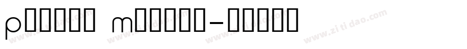 Parish Medium字体转换